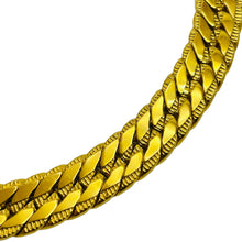 Load image into Gallery viewer, NAPIER signed vintage gold designer runway chain bracelet
