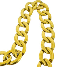 Load image into Gallery viewer, NAPIER signed vintage gold tone designer chain necklace
