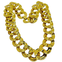 Load image into Gallery viewer, NAPIER signed vintage gold tone designer chain necklace
