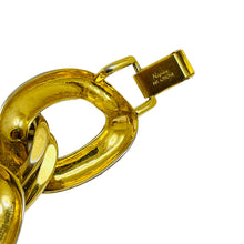 Load image into Gallery viewer, NAPIER signed vintage gold tone massive chain designer bracelet
