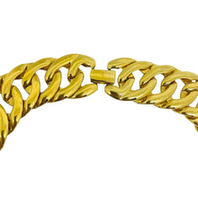 Load image into Gallery viewer, NAPIER signed vintage gold tone massive chain designer necklace

