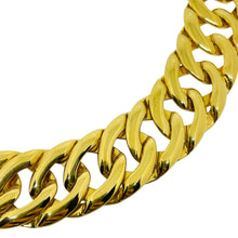 Load image into Gallery viewer, NAPIER signed vintage gold tone massive chain designer necklace
