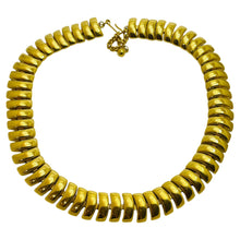 Load image into Gallery viewer, NAPIER vintage signed gold modernist designer runway necklace
