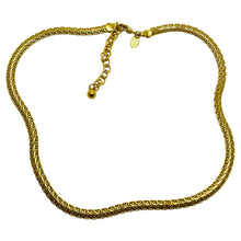 Load image into Gallery viewer, NOLAN MILLER signed gold tone designer chain necklace
