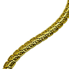 Load image into Gallery viewer, NOLAN MILLER signed gold tone designer chain necklace
