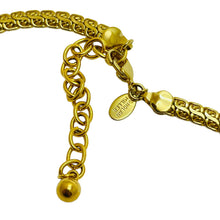 Load image into Gallery viewer, NOLAN MILLER signed gold tone designer chain necklace
