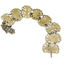 Load image into Gallery viewer, Vintage silver tone link bracelet
