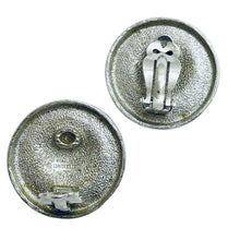 Load image into Gallery viewer, RICHELIEU signed silver tone designer clip on earrings
