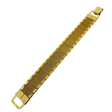 Load image into Gallery viewer, SARAH COVENTRY signed vintage gold tone etched designer bracelet
