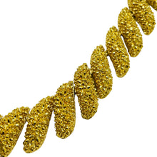 Load image into Gallery viewer, ST JOHN signed vintage gold tone massive collar choker designer necklace
