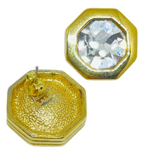 Load image into Gallery viewer, SWAROVSKI SAL signed vintae gold plated crysta designer post earrings
