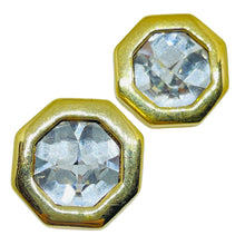 Load image into Gallery viewer, SWAROVSKI SAL signed vintae gold plated crysta designer post earrings

