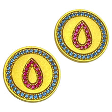 Load image into Gallery viewer, SWEET BLOOD 18k vermeil earrings by DOROTA LASAK
