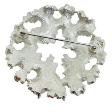 Load image into Gallery viewer, TRIFARI crown signed silver tone designer brooch earrings set
