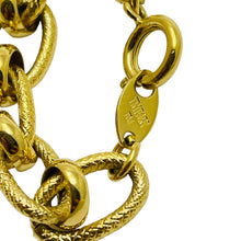 Load image into Gallery viewer, TRIFARI signed gold tone chunky chain designer necklace
