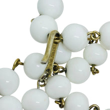 Load image into Gallery viewer, TRIFARI signed poured glass beaded flower designer necklace
