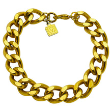 Load image into Gallery viewer, Vintage ANNE KLEIN signed gold tone chain designer bracelet
