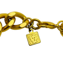 Load image into Gallery viewer, Vintage ANNE KLEIN signed gold tone chain designer bracelet
