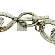 Load image into Gallery viewer, Vintage ANNE KLEIN signed silver tone designer chain massive necklace
