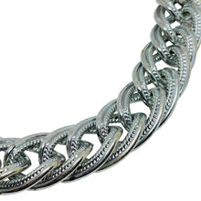 Load image into Gallery viewer, Vintage ANNE KLEIN signed silver tone designer chain massive necklace
