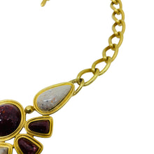 Load image into Gallery viewer, Vintage AVON 'Desert Sands' signed gold tone Egyptian revival designer necklace
