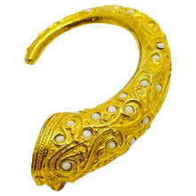 Load image into Gallery viewer, Vintage DENICOLA signed gold tone designer bracelet
