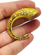 Load image into Gallery viewer, Vintage DENICOLA signed gold tone designer bracelet
