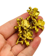 Load image into Gallery viewer, Vintage HAWAIIAN REALITIES signed gold plated modernist designer brooch
