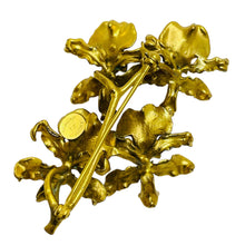 Load image into Gallery viewer, Vintage HAWAIIAN REALITIES signed gold plated modernist designer brooch
