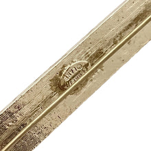 Load image into Gallery viewer, Vintage KENNETH LANE silver sapphire blue bar brooch
