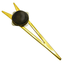 Load image into Gallery viewer, Vintage KIEN signed gold silver tone modernist geometric designer brooch
