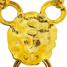 Load image into Gallery viewer, Vintage KJL KENNETH JAY LANE gold lions head designer runway necklace
