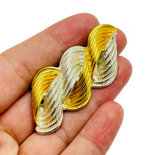 Load image into Gallery viewer, Vintage LIZ CLAIBORNE signed gold silver tone designer brooch
