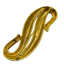 Load image into Gallery viewer, Vintage MONET signed gold tone designer brooch
