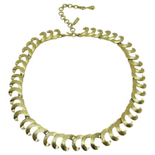 Load image into Gallery viewer, Vintage MONET signed gold tone designer necklace
