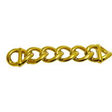 Load image into Gallery viewer, Vintage MONET signed gold tone massive chain designer brooch
