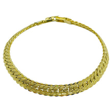 Load image into Gallery viewer, Vintage NAPER signed gold tone designer chain bracelet

