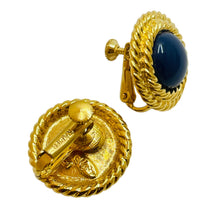 Load image into Gallery viewer, Vintage NAPIER gold clip on earrings
