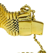 Load image into Gallery viewer, Vintage NAPIER signed plated designer bracelet
