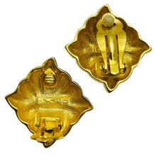 Load image into Gallery viewer, Vintage PISCITELLI signed gold and silver tone massive designer clip on earrings
