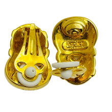Load image into Gallery viewer, Vintage REPLICA Itsly signed gold pearl designer clip on earrings

