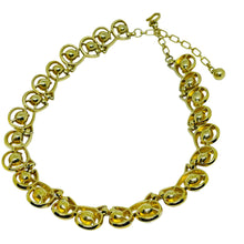 Load image into Gallery viewer, Vintage TRIFARI crown signed gold tone pearl designer necklace
