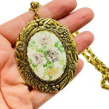 Load image into Gallery viewer, Vintage WESTERN GERMANY gold tone designer pendant chain necklace
