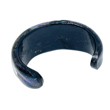 Load image into Gallery viewer, Vintage artisan glass designer cuff bracelet
