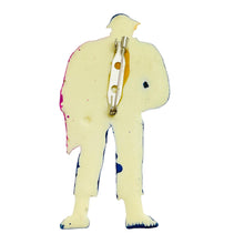 Load image into Gallery viewer, Vintage figural fashion plastic designer brooch
