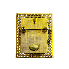 Load image into Gallery viewer, Vintage gold filled portrait brooch pendant
