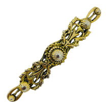 Load image into Gallery viewer, Vintage gold tone bar brooch
