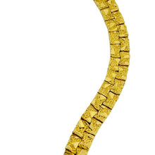 Load image into Gallery viewer, Vintage gold tone chain designer necklace
