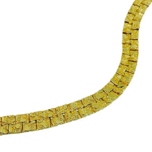 Load image into Gallery viewer, Vintage gold tone chain designer necklace

