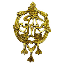 Load image into Gallery viewer, Vintage gold tone designer brooch
